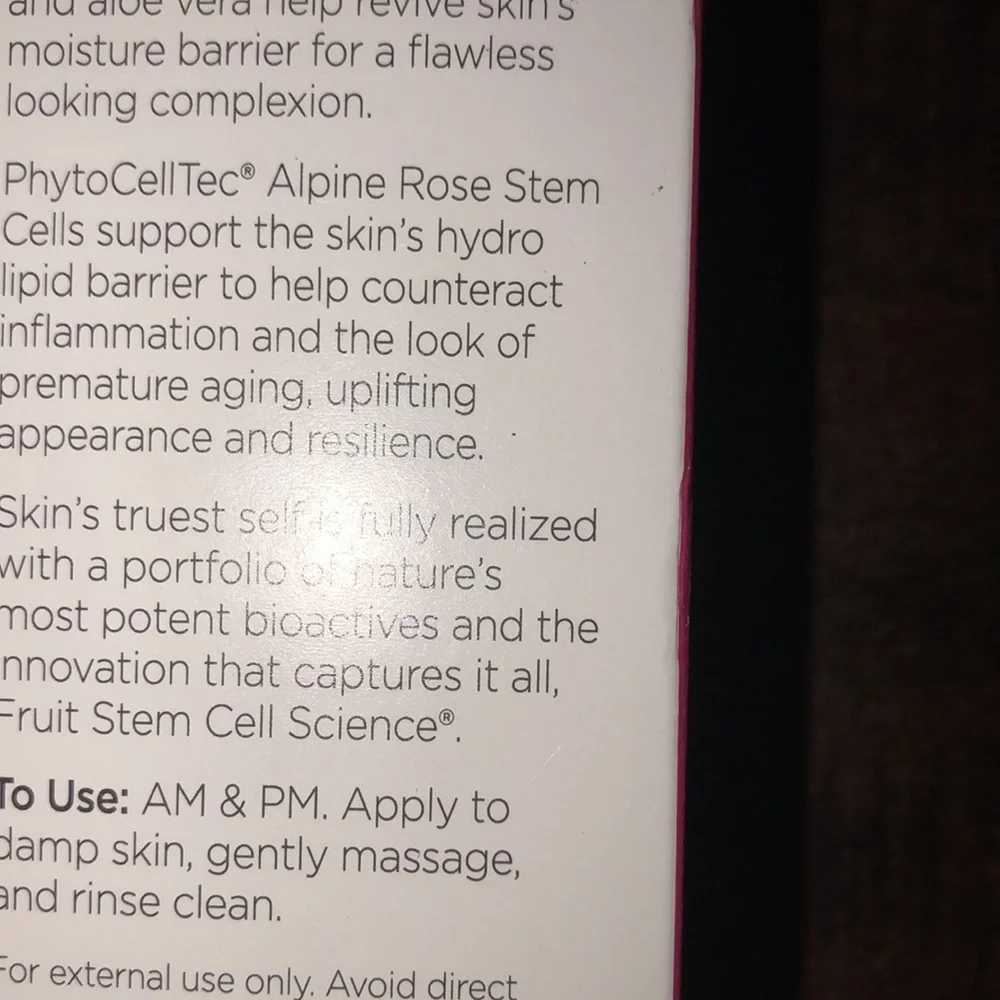 Andalou Naturals cleansing foam w/rose stem cells